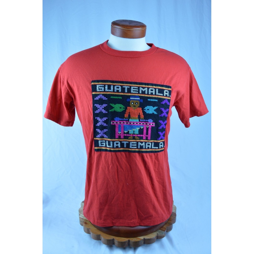 Chiapas Guatemala Embroidered Unisex Shirt Tourist - Size Large